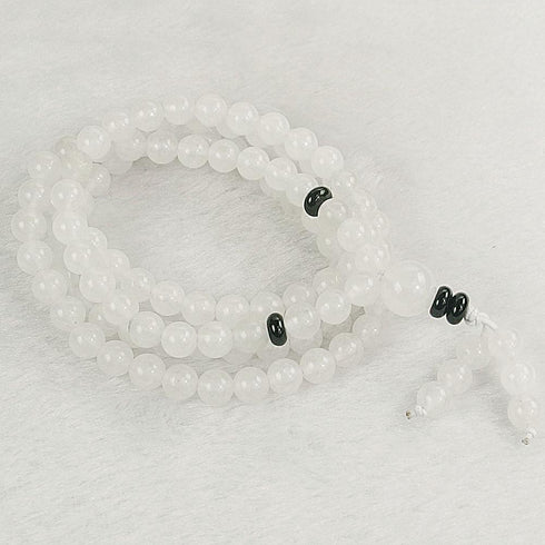 White Jade Mala